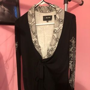 Miss me light weight sweater jacket